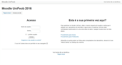 Desktop Screenshot of moodle.unifeob.edu.br